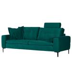 Sofa Jomala (3-Sitzer) Samt - Petrol