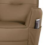 Fauteuil Maisse gepigmenteerd leer - Cappuccinokleurig