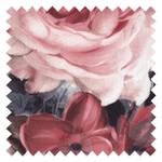 Canapé Lusse (2 places) Revêtement : rose vif<br>2 coussins : motif à fleurs - Rose vif
