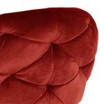 Fauteuil Lugos fluweel - Kersenrood