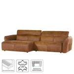 Ecksofa Neiden II Echtleder - Cognac