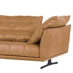 Bigsofa Ruona Echtleder - Sand - Breite: 300 cm