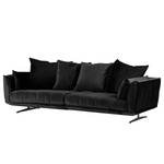 Bigsofa Beckley Samt - Schwarz