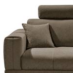 Sofa Pomos (3-Sitzer) Webstoff - Braun