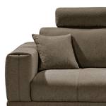 Sofa Pomos (2-Sitzer) Webstoff - Braun