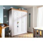 Armoire Mantilly Blanc - 156 x 200 x 60 cm