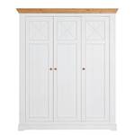 Armoire Mantilly Blanc - 156 x 200 x 60 cm