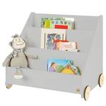 Bibliothèque enfant Lasse Gris - Bois manufacturé - 65 x 57 x 42 cm