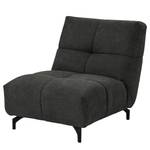 Canapé d’angle Bellmore III Microfibre - Anthracite - Avec appui-tête