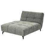 Canapé panoramique Bellmore II Microfibre - Gris clair - Avec appui-tête