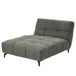 Canapé panoramique Bellmore II Microfibre - Gris - Avec appui-tête