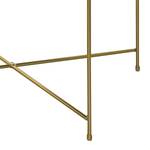 Couchtisch Noxon Glas / Metall - Gold