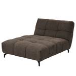 Ecksofa Bellmore II Microfaser - Taupe - Mit Kopfstütze