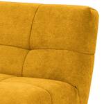 Canapé d’angle Bellmore II Microfibre - Jaune moutarde - Sans appui-tête