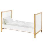 Lit bébé Calimero Blanc - Bois manufacturé - 79 x 83 x 149 cm