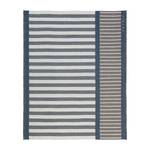 Plaid Big Stripe textielmix - Blauw grijs