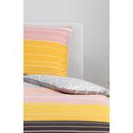 Parure de lit en satin mako Buttercup Coton - Orange / Rose - 135 x 200 cm + oreiller 80 x 80 cm