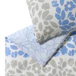 Parure de lit en satin mako Flowery Coton - Multicolore - 135 x 200 cm + oreiller 80 x 80 cm
