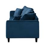 Sofa Elnora (3-Sitzer) Samt - Dunkelblau