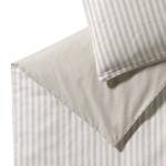 Parure de lit en renforcé Herringbone Coton - Sable - 200 x 200 cm + 2 oreillers 80 x 80 cm