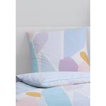 Parure de lit en satin mako Petal Coton - Multicolore - 155 x 220 cm + oreiller 80 x 80 cm