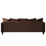 Sofa Elnora (3-Sitzer) Samt - Braun