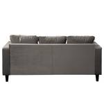 Sofa Elnora (2-Sitzer) Samt - Grau