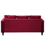 Sofa Elnora (2-Sitzer) Samt - Rot