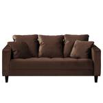 Sofa Elnora (2-Sitzer) Samt - Braun