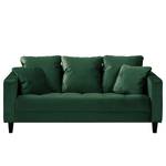 Sofa Elnora (2-Sitzer) Samt - Dunkelgrün