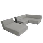 Canapé panoramique Elements III Tissu TBO : 29 moody grey - Avec fonction couchage