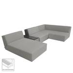 Divano panoramico Elements III Tessuto - Tessuto TBO: 29 moody grey - Funzione letto