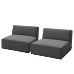 Ecksofa Elements IX Webstoff - Stoff TBO: 19 woven grey