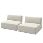 Ecksofa Elements IX Webstoff - Stoff TBO: 39 powder grey