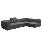 Ecksofa Elements VII Stoff TBO: 19 woven grey