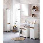 Meuble sous lavabo Cosmo Blanc - Largeur : 57 cm