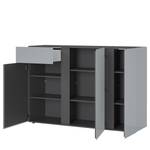 Dressoir Mesa Zilvergrijs/Grafiet