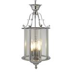 Hanglamp Lanterns III transparant glas/staal - 3 lichtbronnen