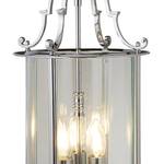 Hanglamp Lanterns III transparant glas/staal - 3 lichtbronnen