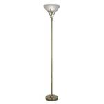 Lampadaire Linea Verre satiné / Acier - 1 ampoule