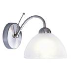 Wandlamp Milanese opaalglas/staal - 1 lichtbron