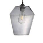 Hanglamp Planta glas/ijzer - 1 lichtbron - Grijs