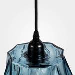 Hanglamp Aurea glas/ijzer - 1 lichtbron - Blauw