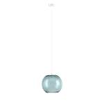Hanglamp Saturn I glas/ijzer - 1 lichtbron - Blauw