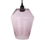 Suspension Planta Verre / Fer - 1 ampoule - Rose