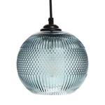 Hanglamp Proxima glas/ijzer - 1 lichtbron - Blauw