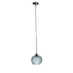 Hanglamp Proxima glas/ijzer - 1 lichtbron - Blauw