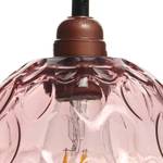 Hanglamp Mono glas/ijzer - 1 lichtbron - Roze