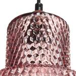 Pendelleuchte Mona Glas / Eisen - 1-flammig - Pink