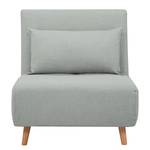 Poltrona letto ELANDS Tessuto - Tessuto Nims: grigio chiaro - Beige